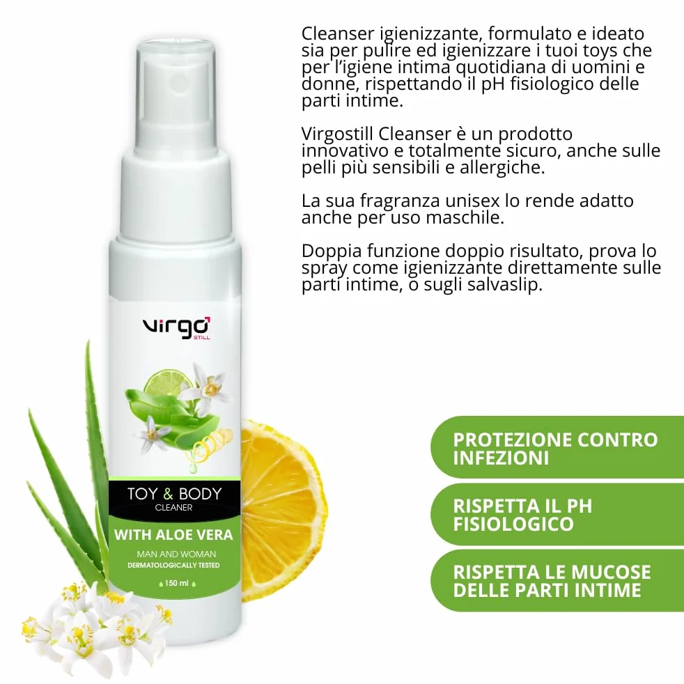 Spray Toy Cleaner Antibatterico Disinfettante Intimo 150ml