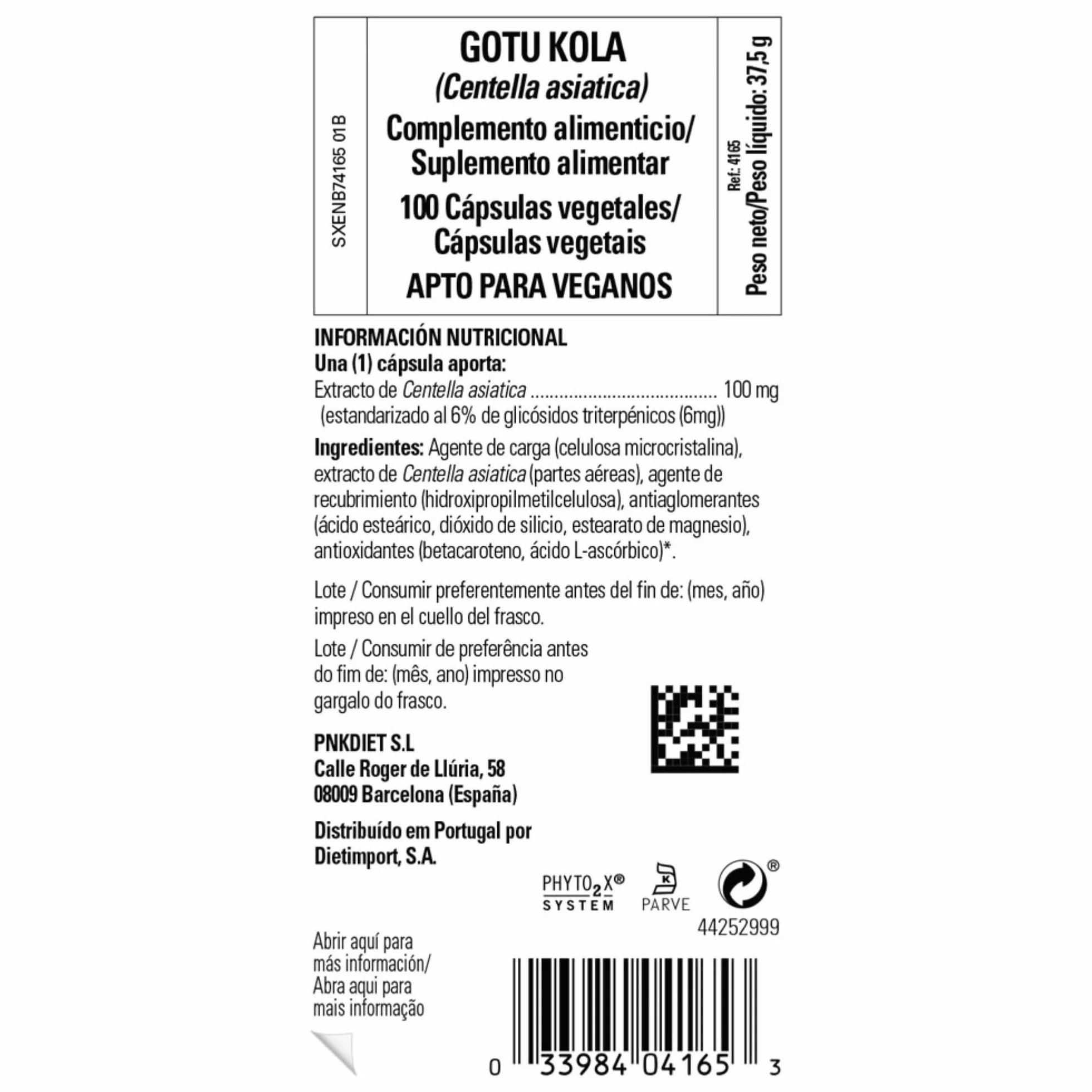 Solgar Fitocentella 120 Ml