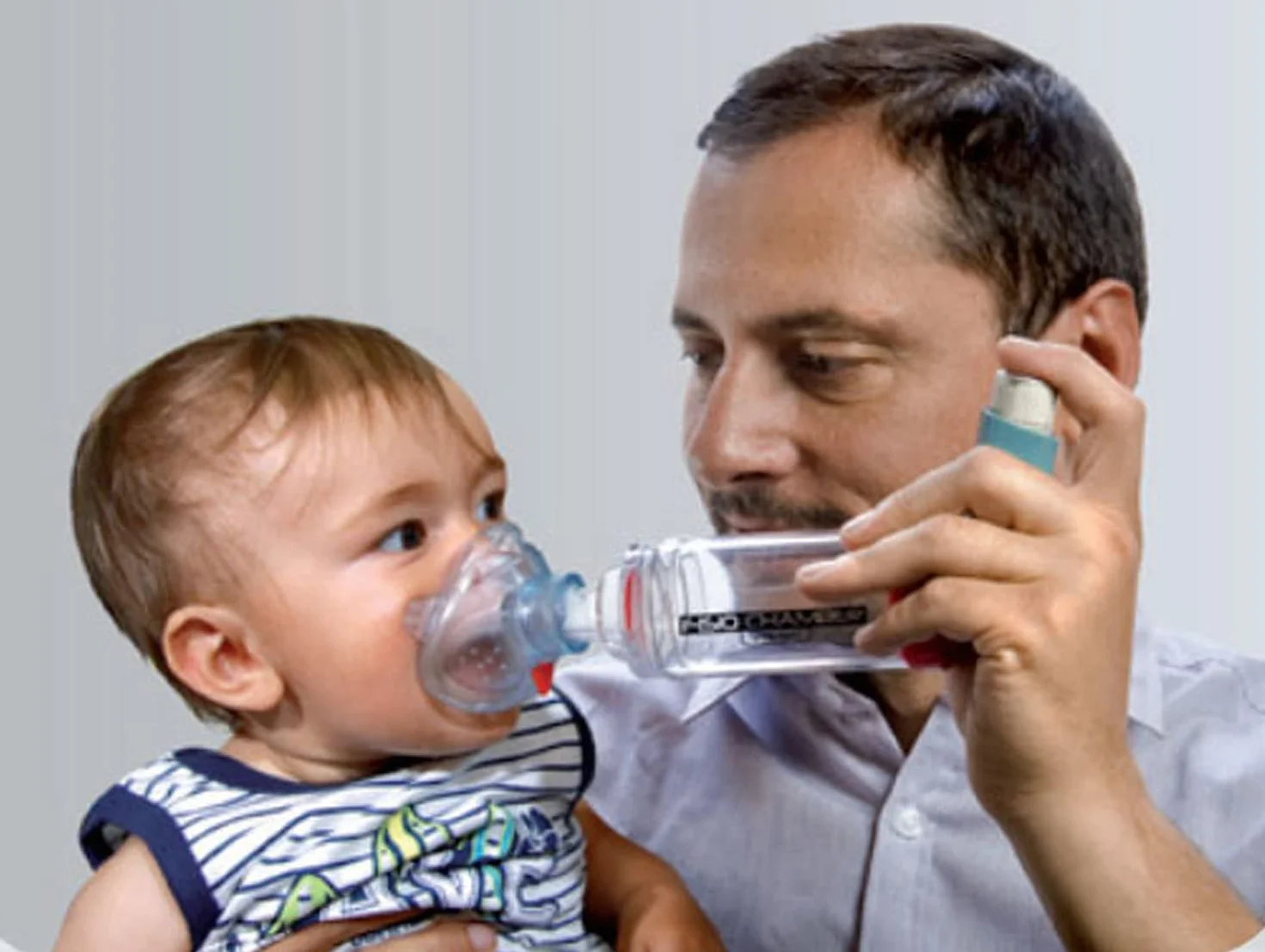 Fisiochamber Vision Camera Distanziatrice Maschera Aerosolterapia Infante 0-3 anni