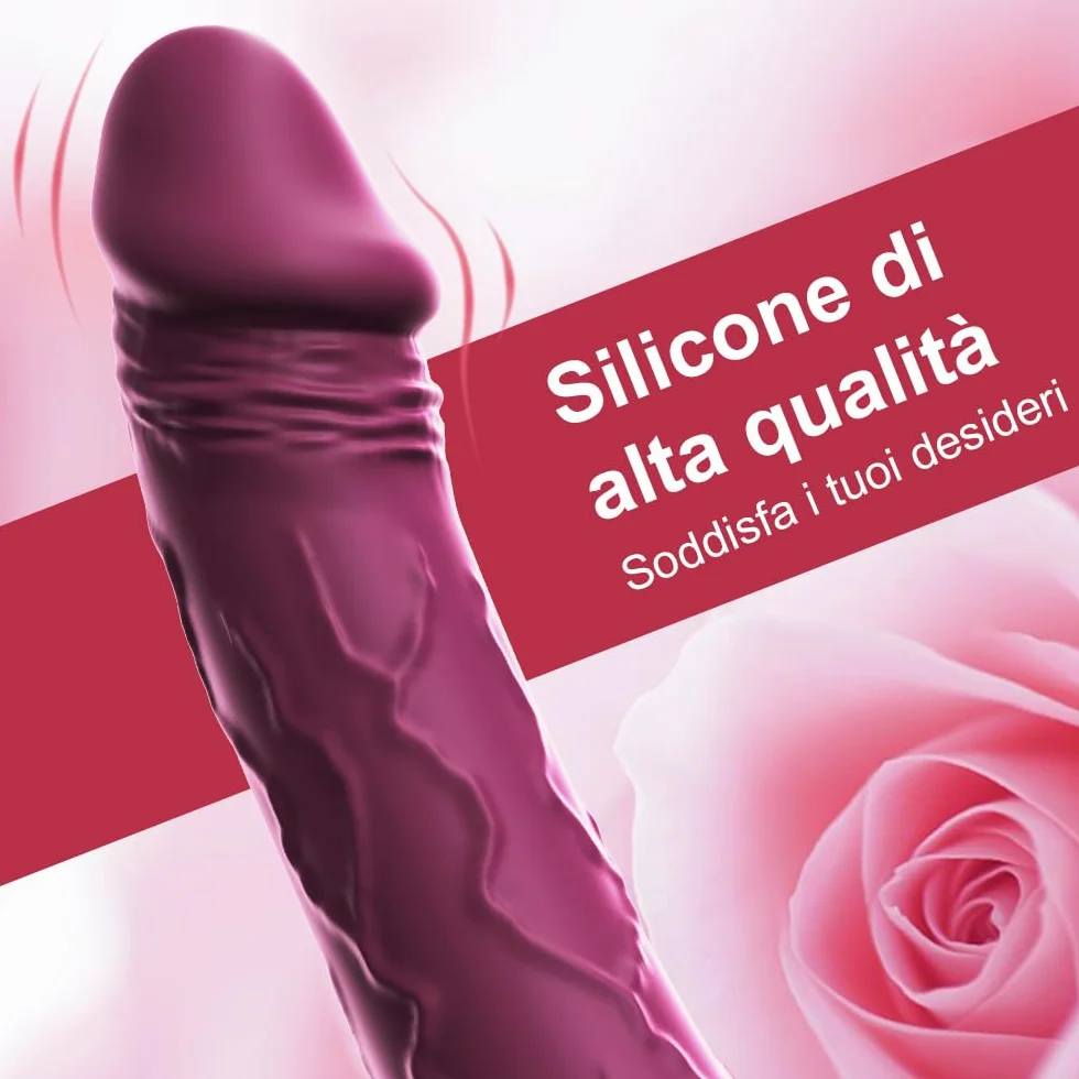 Vibratore dildo realistico sex toy 10 funzioni di vibrazione può stimolare il punto G il clitoride la vagina l'ano vibratoreper Professionale Clotoride sexytoysys di coppia adatto a uomo donna