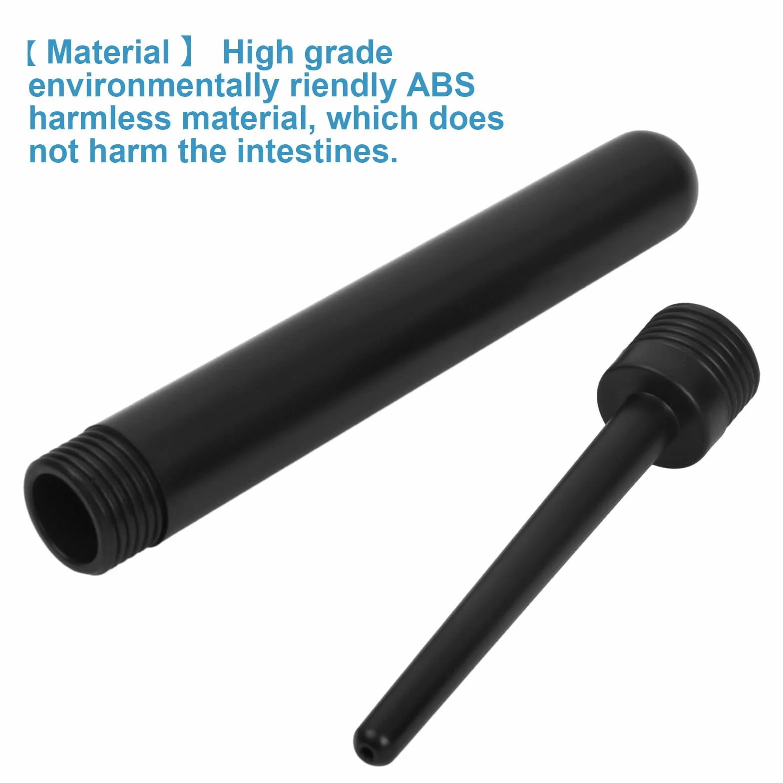 Doccia Anale e Doccino Anale, Kit di 2 Pezzi 100mm 130mm per la Pulizia Anale, Lavaggio e Igiene Intima con Palline Anali, Clister per Pulizia del Colon - Adatto per Uso Adulto