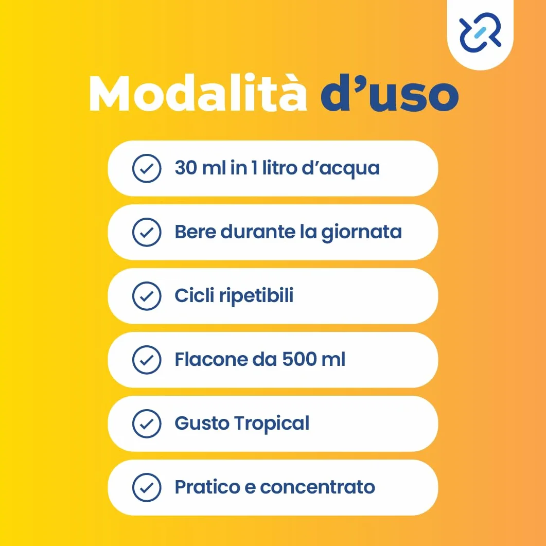 Bromadvance 5000 Fast Dren Integratore Bromelina Liquido 500 ml Drenante Detox Senza Glutine Lattosio Gusto Tropical