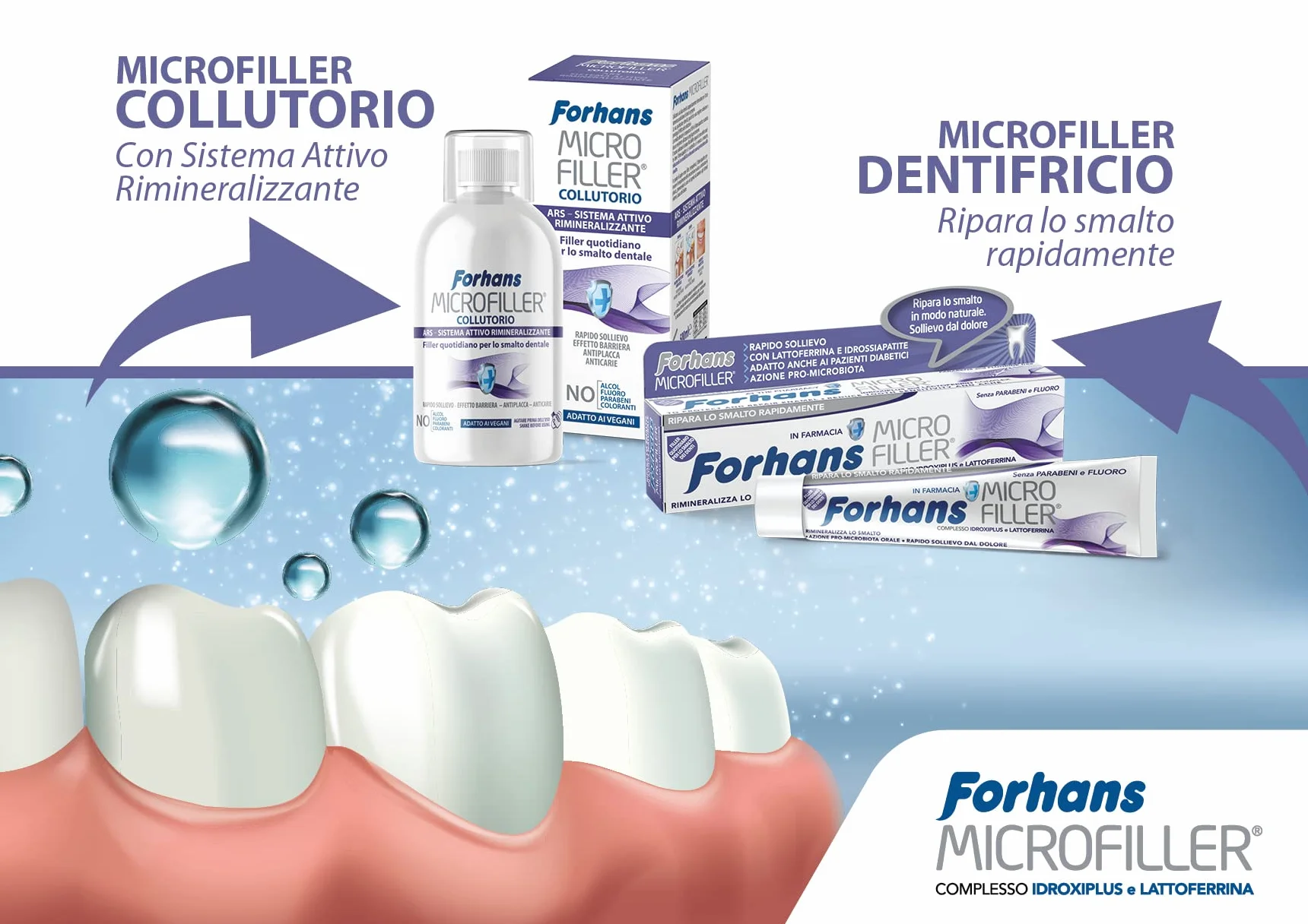 FORHANS MICROFILLER COLLUTORIO 500ml