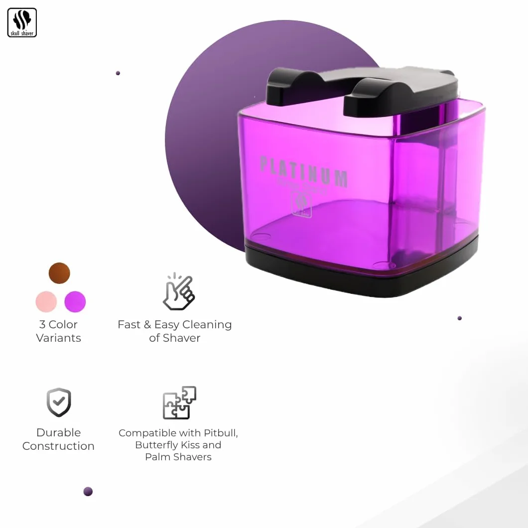Skull Shaver Supporto per risciacquo Butterfly Platinum (Viola)