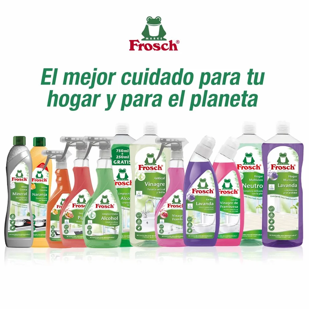 Frosch Gel WC Ecológico Limpiador de Cal y Residuos 750 ml