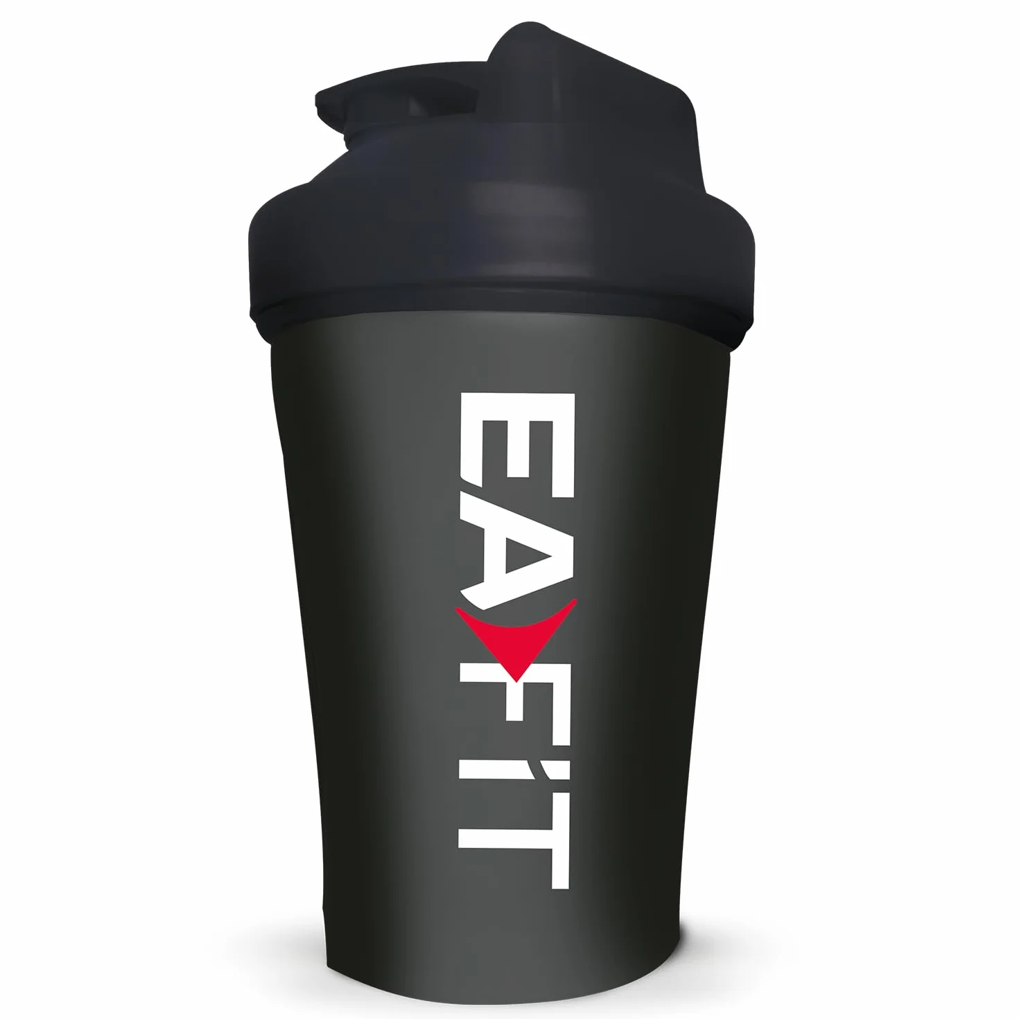 EAFIT Shaker Proteine 400 ml Nero Trasparente – Borraccia Graduata Senza BPA con Mixer in Acciaio – Per Whey Protein, Creatina, Pre Workout – Shaker Palestra Portatile Anti-Perdita per Sport e Fitness