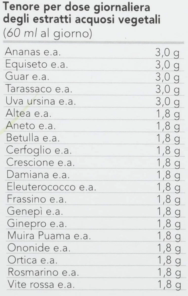 Gianluca Mech Estratto 21 Snellente Integratore Alimentare Keto 500 ml Drenaggio Liquidi Cellulite Ananas Muira Puama Vegan