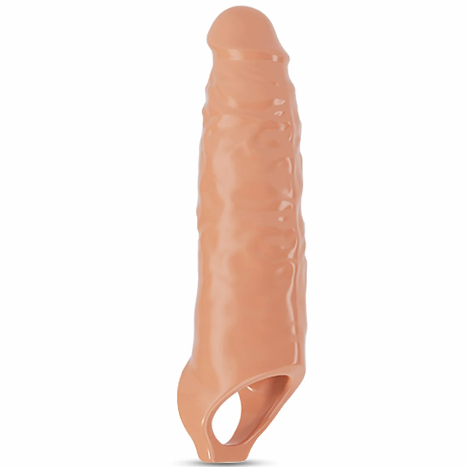 Manicotto per pene XXL 28 cm 5 cm Giocattoli sessuali per coppie Color carne