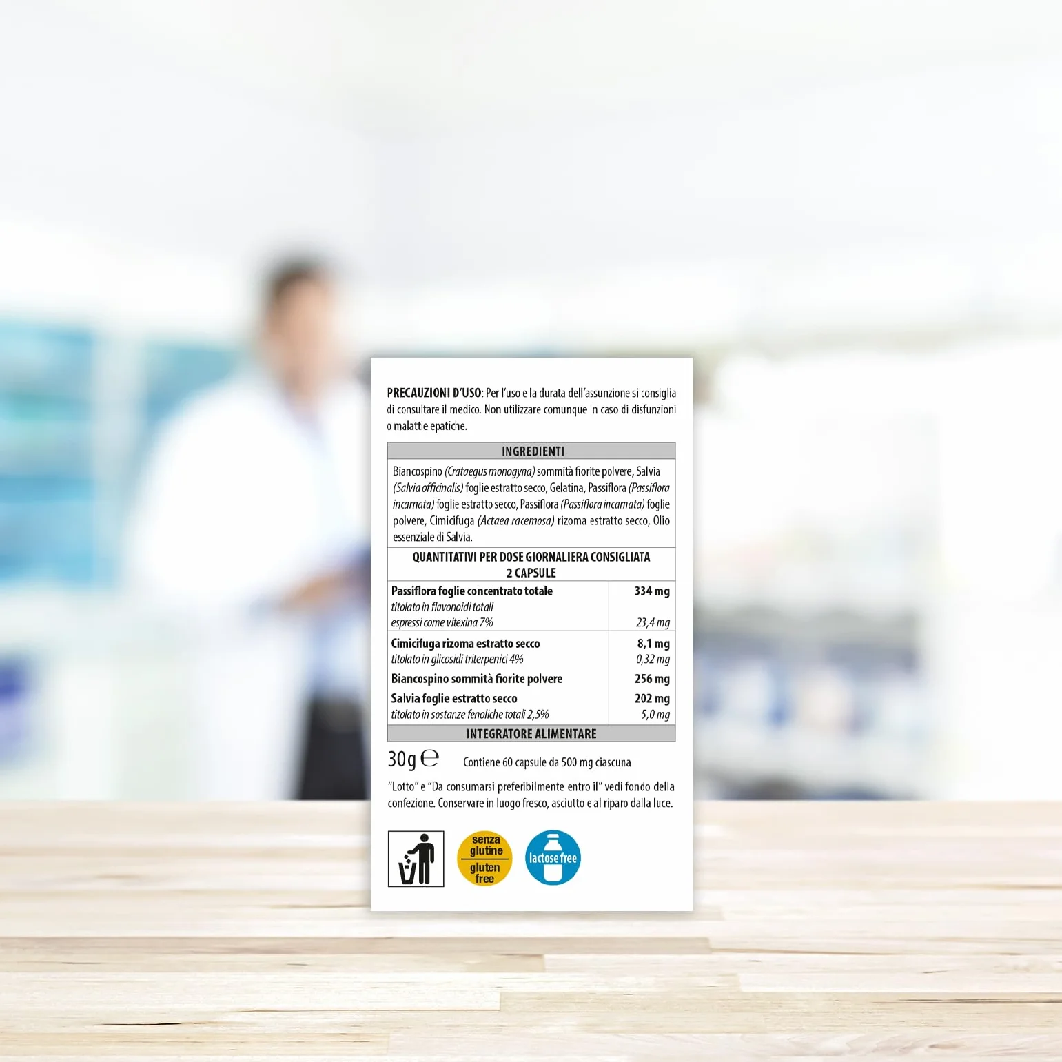 Aboca Menovamp Cimifuga Formula Potenziata Integratore per la Menopausa 60 Capsule