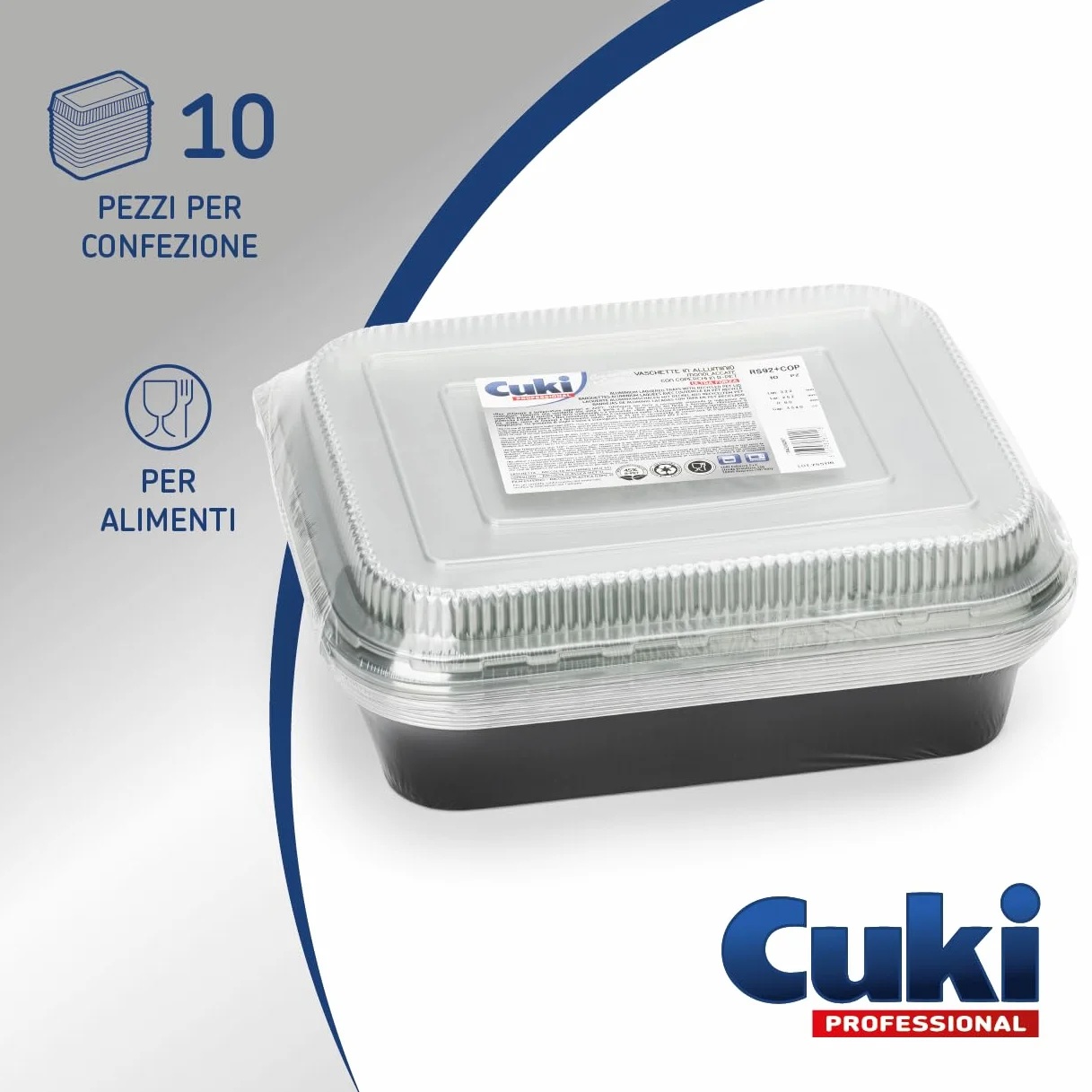 Vaschette alluminio 8 porzioni cm32x26xh6 monouso forno microonde 10 pezzi