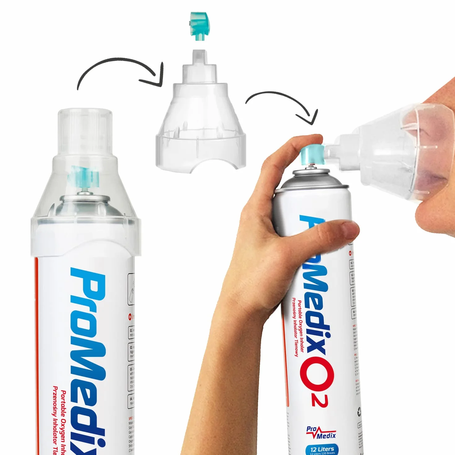 PR-994 Inalatore di ossigeno portatile al 99,4% Pure o2 Bocchino Comodo 12l Benessere Rilassamento Sport(1)