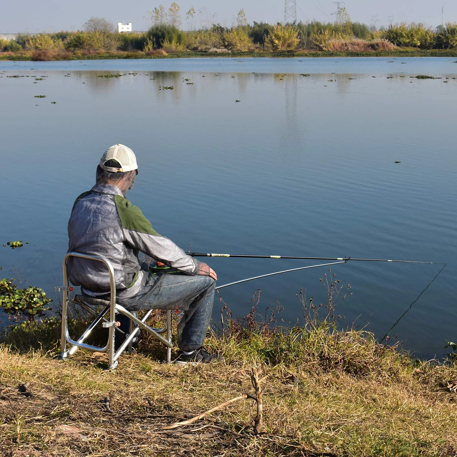 Lixada Abito Repellente Zanzare con Cappuccio in Mesh Mosquito Suit Giacca Bug per Pesca Caccia Campeggio L/XL/XXL