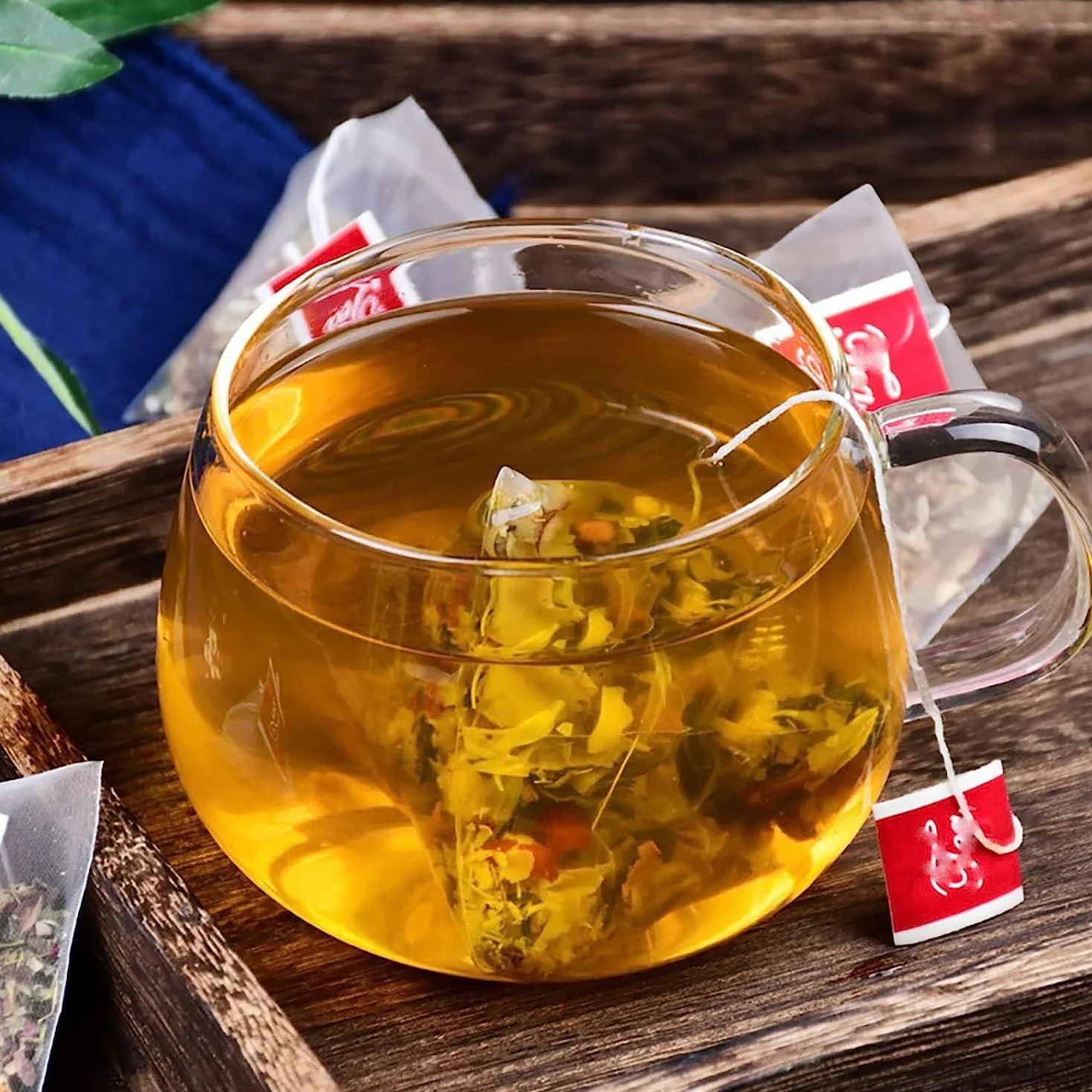 29 Gusti Tè Cinese alle Erbe per la Cura del Fegato - Tè Dimagrante per Rimuovere l'Umidità e Supportare il Fegato - Nutrire e Proteggere