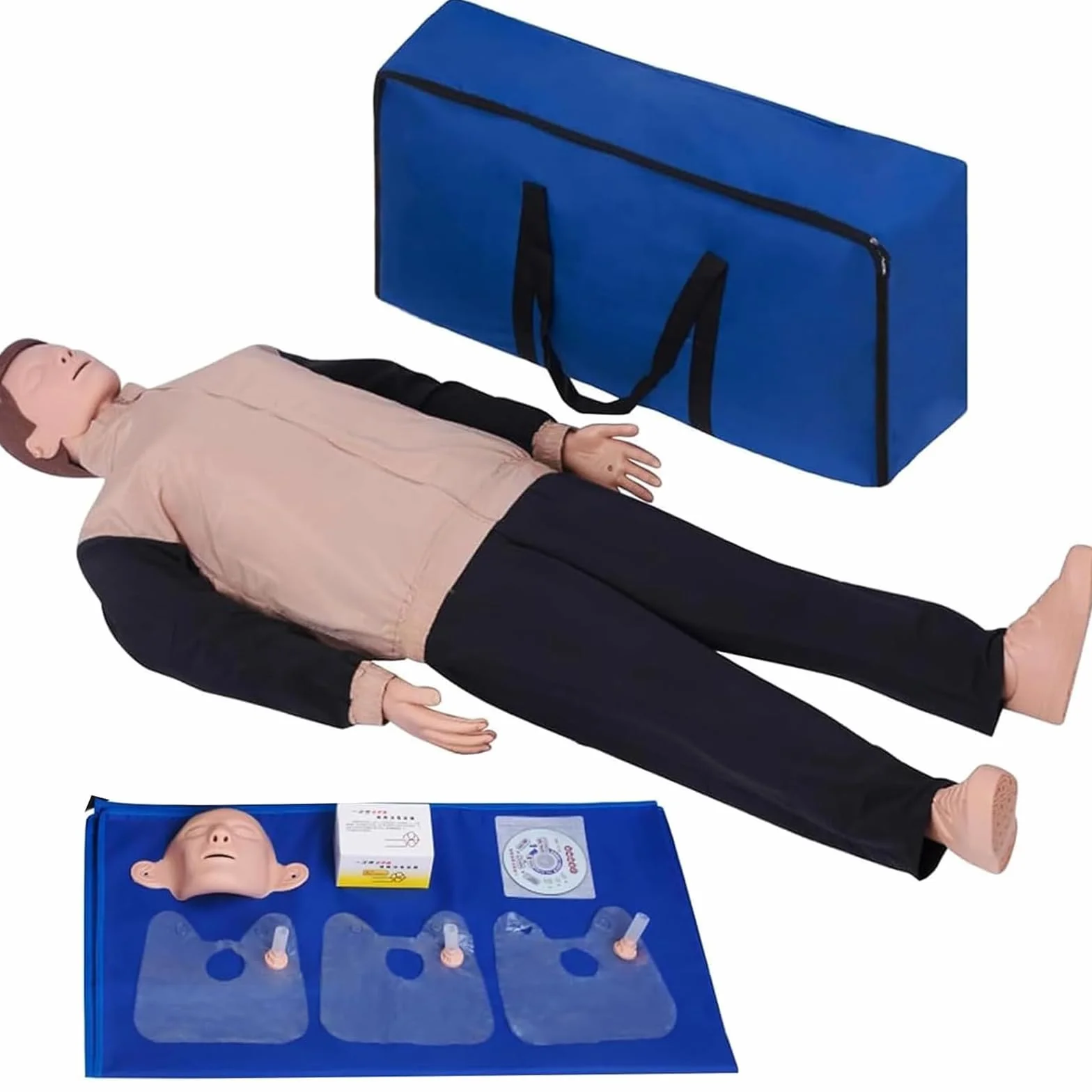 Manichino Primo Soccorso RCP Kit per Formazione Docenza Adulto