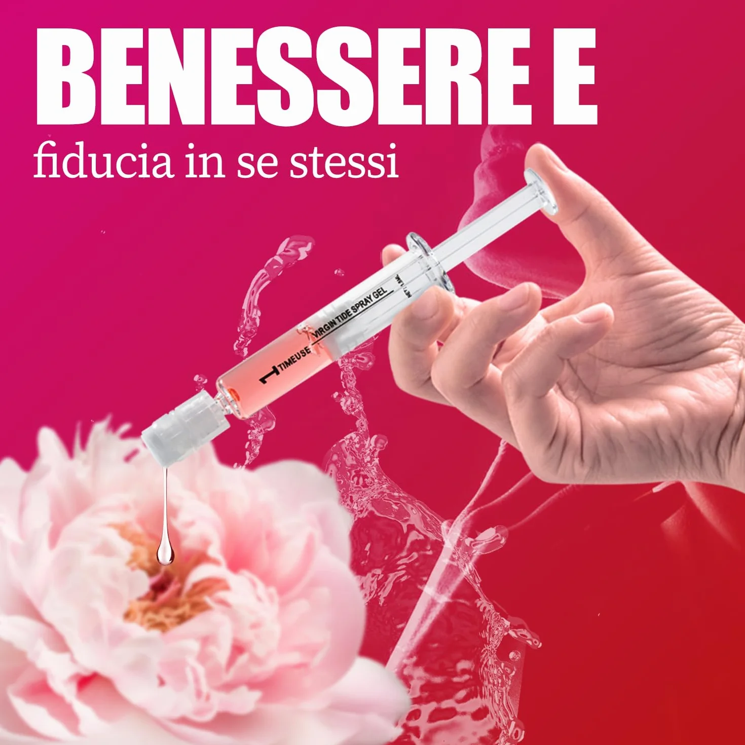 Gel vaginale di serraggio, formula naturale per stringere la vagina, cura privata di Yoni per le donne - 3 pz.