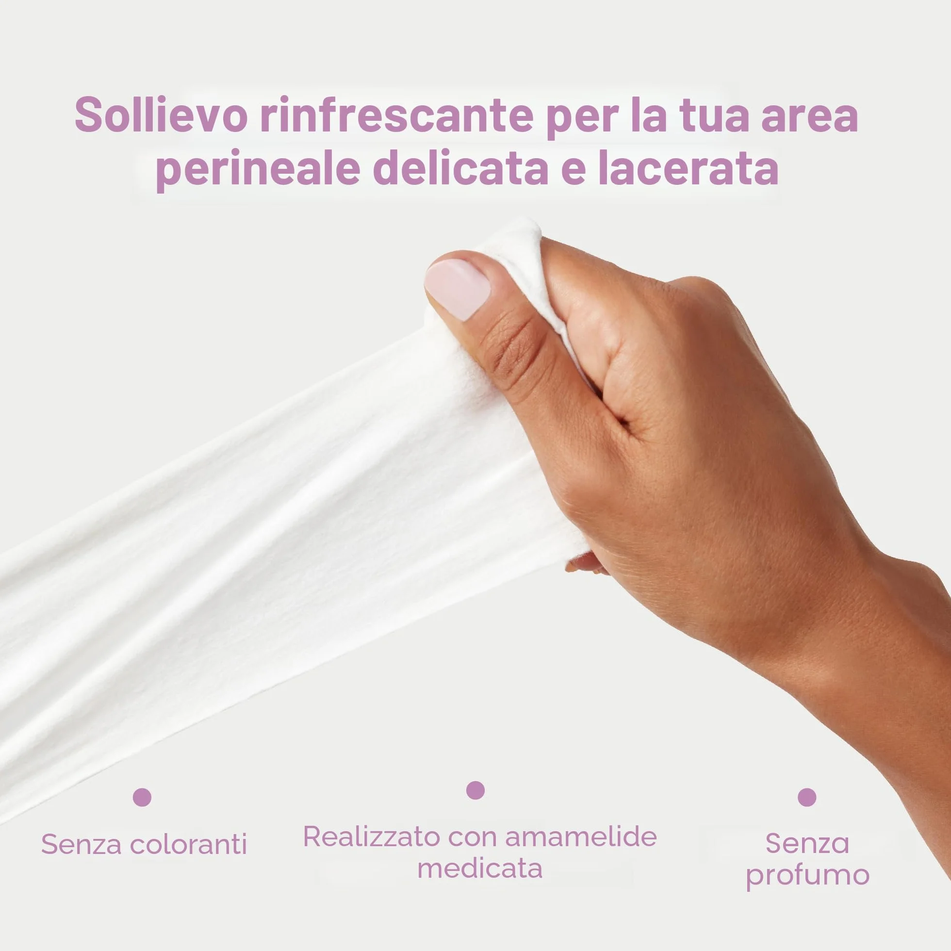 Frida Mom Salviette rinfrescanti all'amamelide per alleviare il dolore post parto