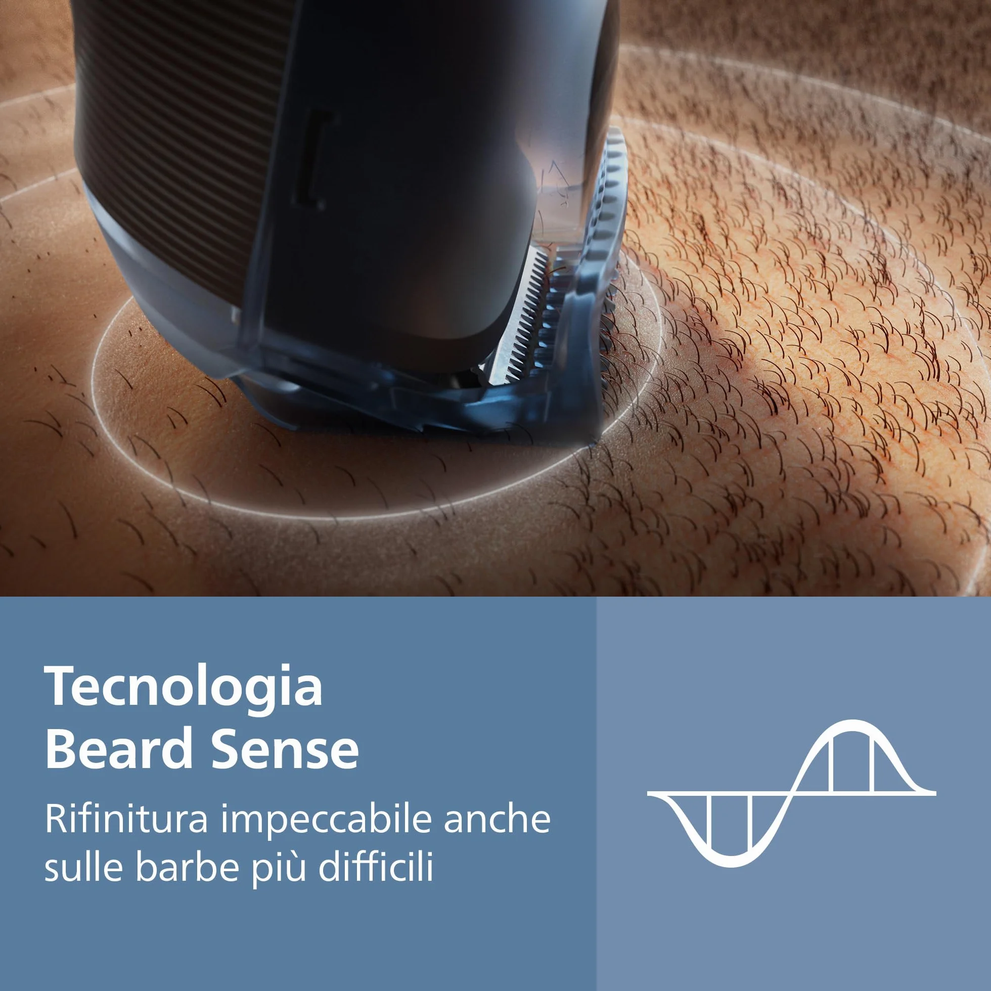 Regolabarba Philips Serie 7000 BT7670/15, 40 impostazioni lunghezza, impermeabile, BeardSense