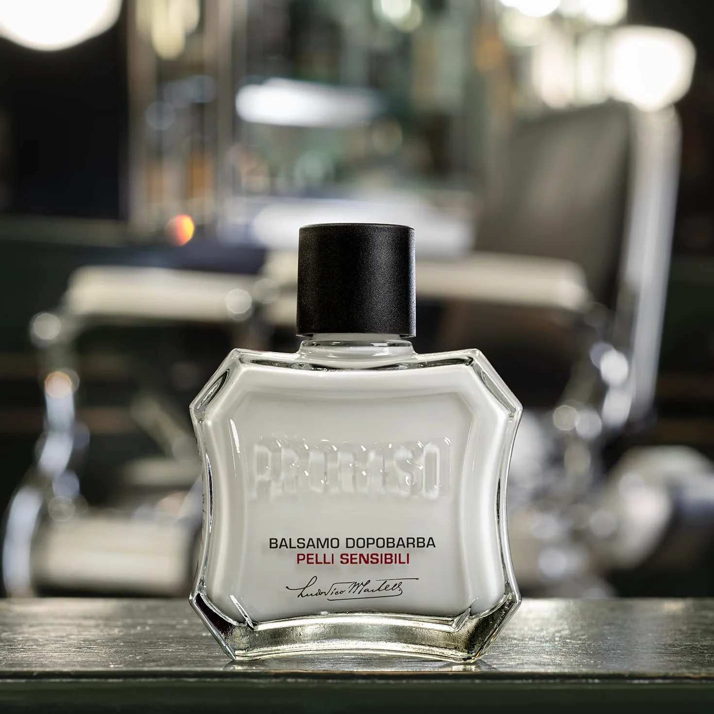 Proraso Balsamo Dopobarba Uomo Pelli Sensibili, 3 x 100ml, Dopobarba uomo con estratti di Avena e Tè Verde, Effetto calmante, Senza alcol, Made in Italy