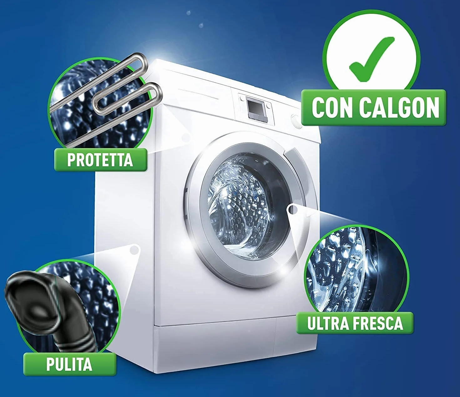 Calgon Igiene+ Gel Anticalcare 750ml do Prania