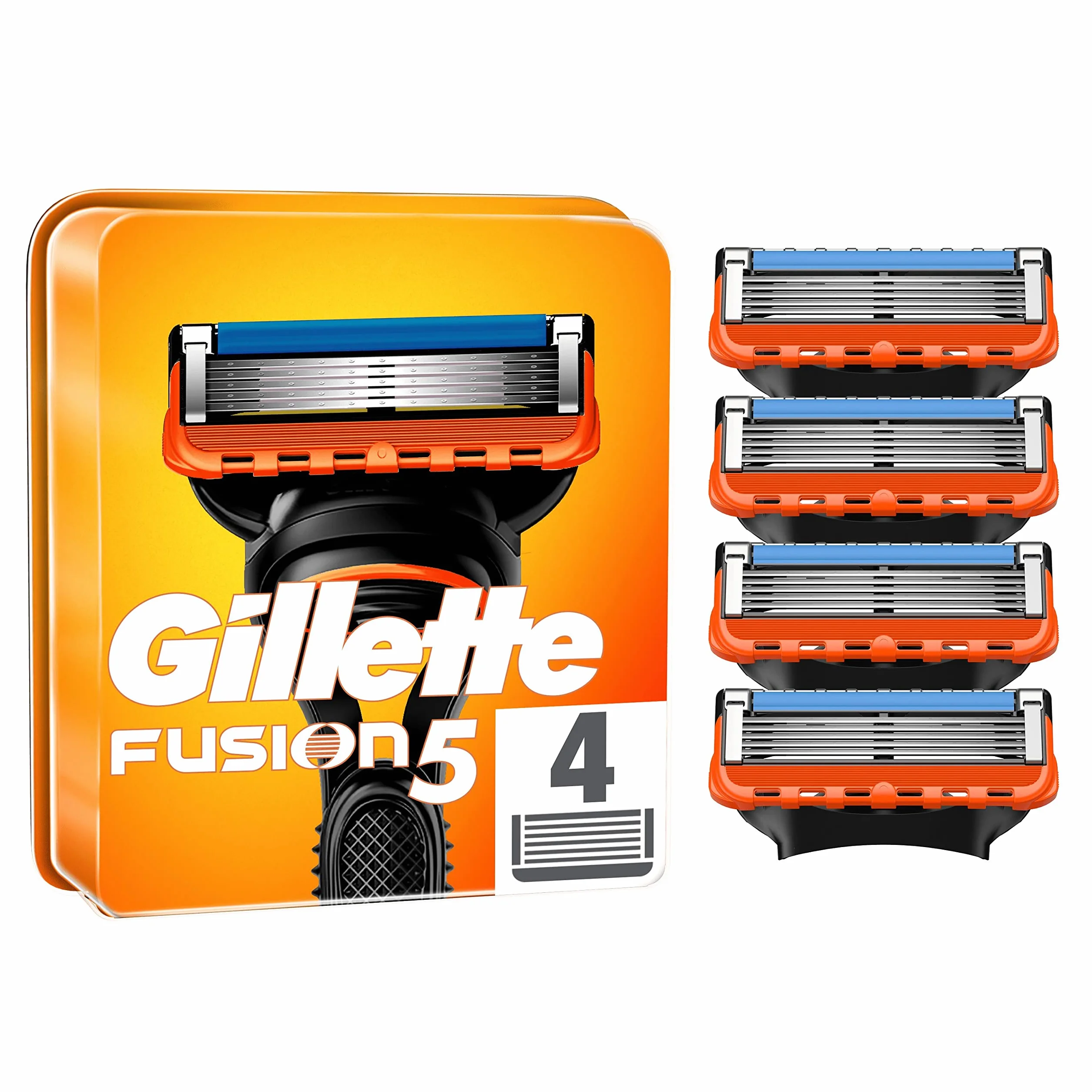 Gillette Fusion5 Lamette di Ricambio per Rasoio da Uomo (4 lamette)