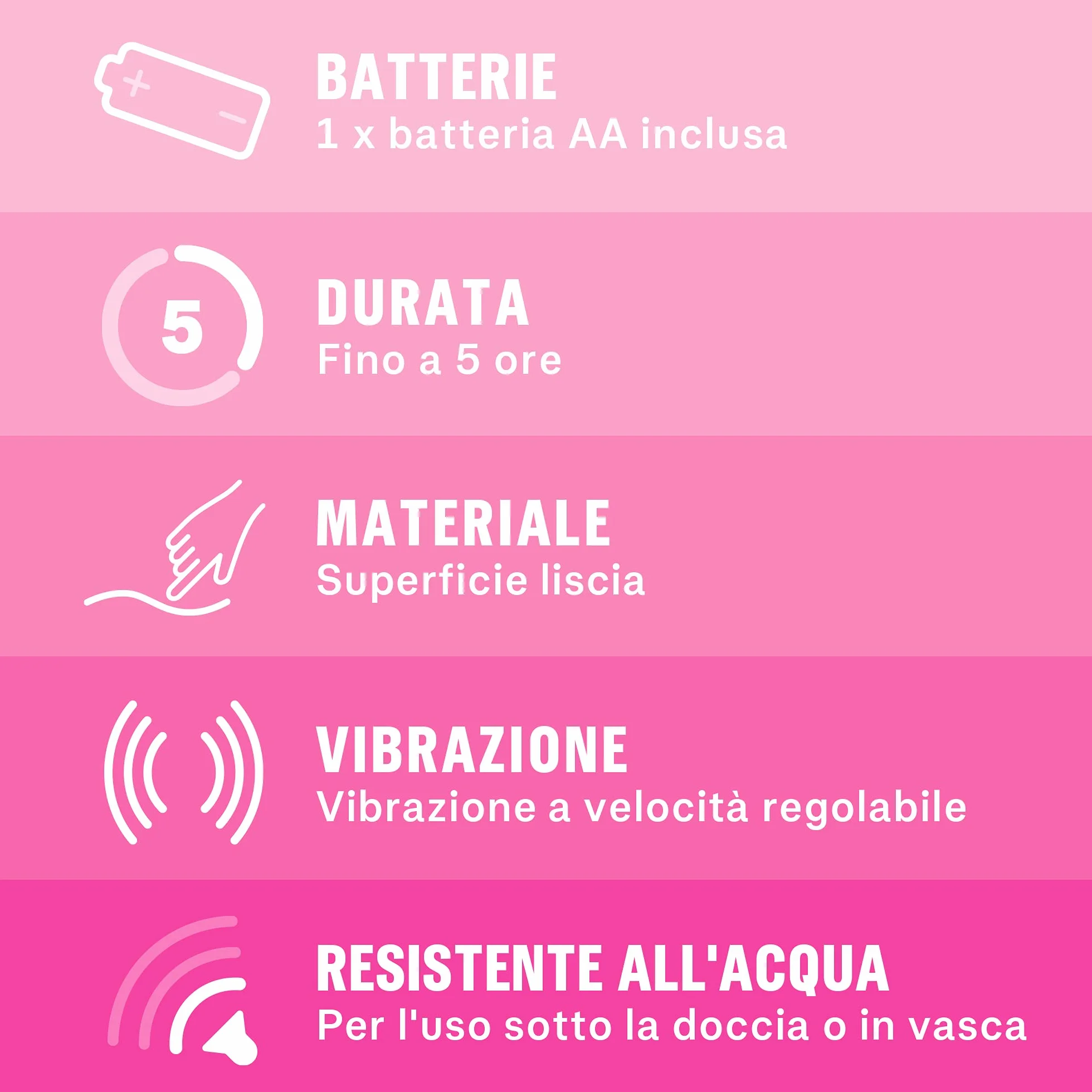 Durex Play Pure Fantasy Vibratore Stimolante per Donna, Sex Toy, Velocità Regolabile