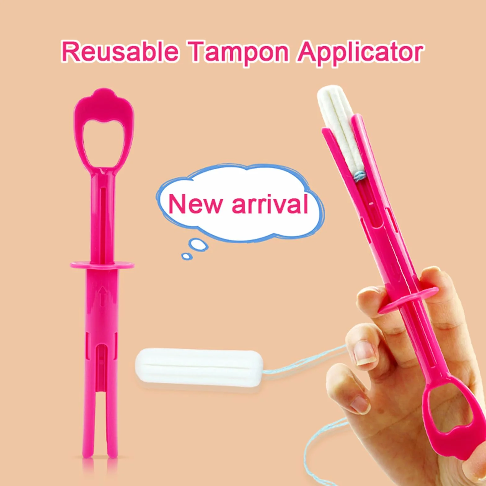 Applicatore per Disco Mestruale, Strumento per la Coppetta Mestruale Facile da Usare ed Ecologico, Funziona con la Maggior Parte Delle Tazze, Comodo e Facile da Inserire