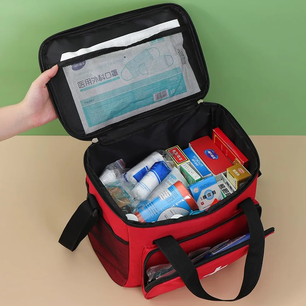 Porta Medicine da Viaggio 14L Kit Pronto Soccorso XXL Cassetta Vuota Impermeabile