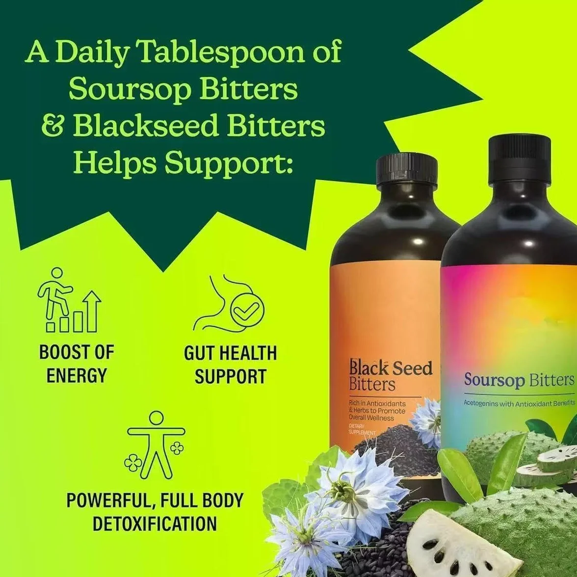 Liquido di Soursop Bitters: Supporta Benessere Digestivo e Sistema Immunitario