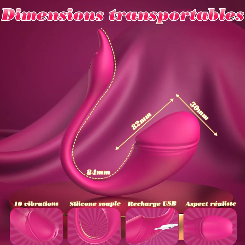 Vibratoreper Donna Professionale Wireless piccolo Ovetto Vibrante Donna Telecomando a Distanza APP Sex Toys, Vibrator Per Coppia 10 Modalità Vibratore Silenzioso, sexytoysys donna coppia Sex Toy