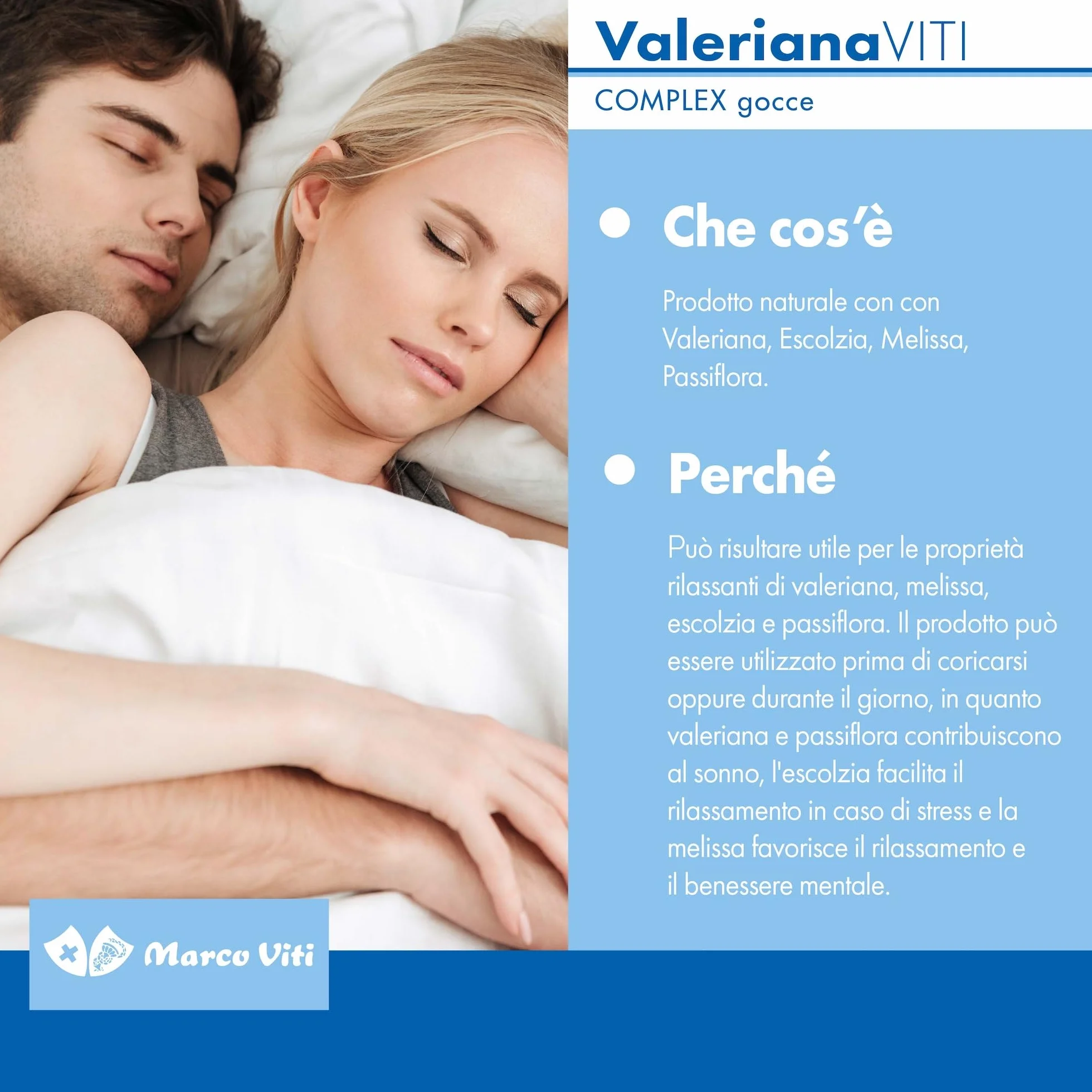 Valeriana Viti Complex Gocce 30 ml Integratore Sonno con Escolzia e Melissa