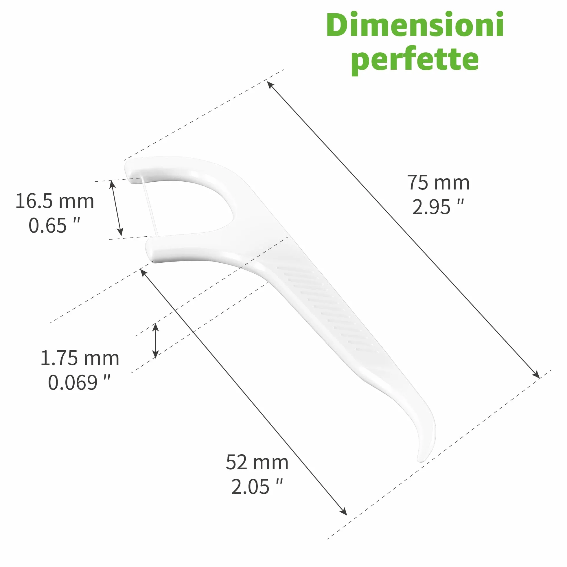 200 Archetti Filo Interdentale Forcella, triplo pulito, facile e semplice da usare, funziona senza intoppi su denti stretti, perfetto per casa e emergenze, mantiene la bocca fresca e pulita