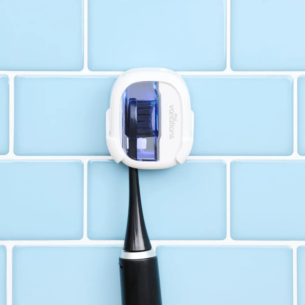 My Variations - Sterilizzatore UV per spazzolino da denti - Elimina il 99,9% dei batteri - Disinfezione rapida in 3 min - Fino a 60 giorni di autonomia - Compatto e ricaricabile USB-C - Con supporto