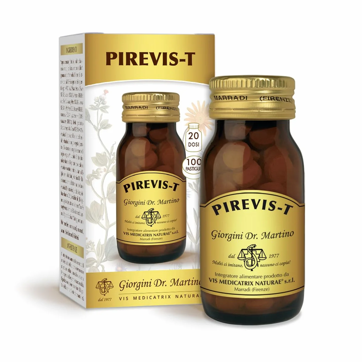 Dr Giorgini PIREVIS-T 50 g - pastiglie da 500 mg