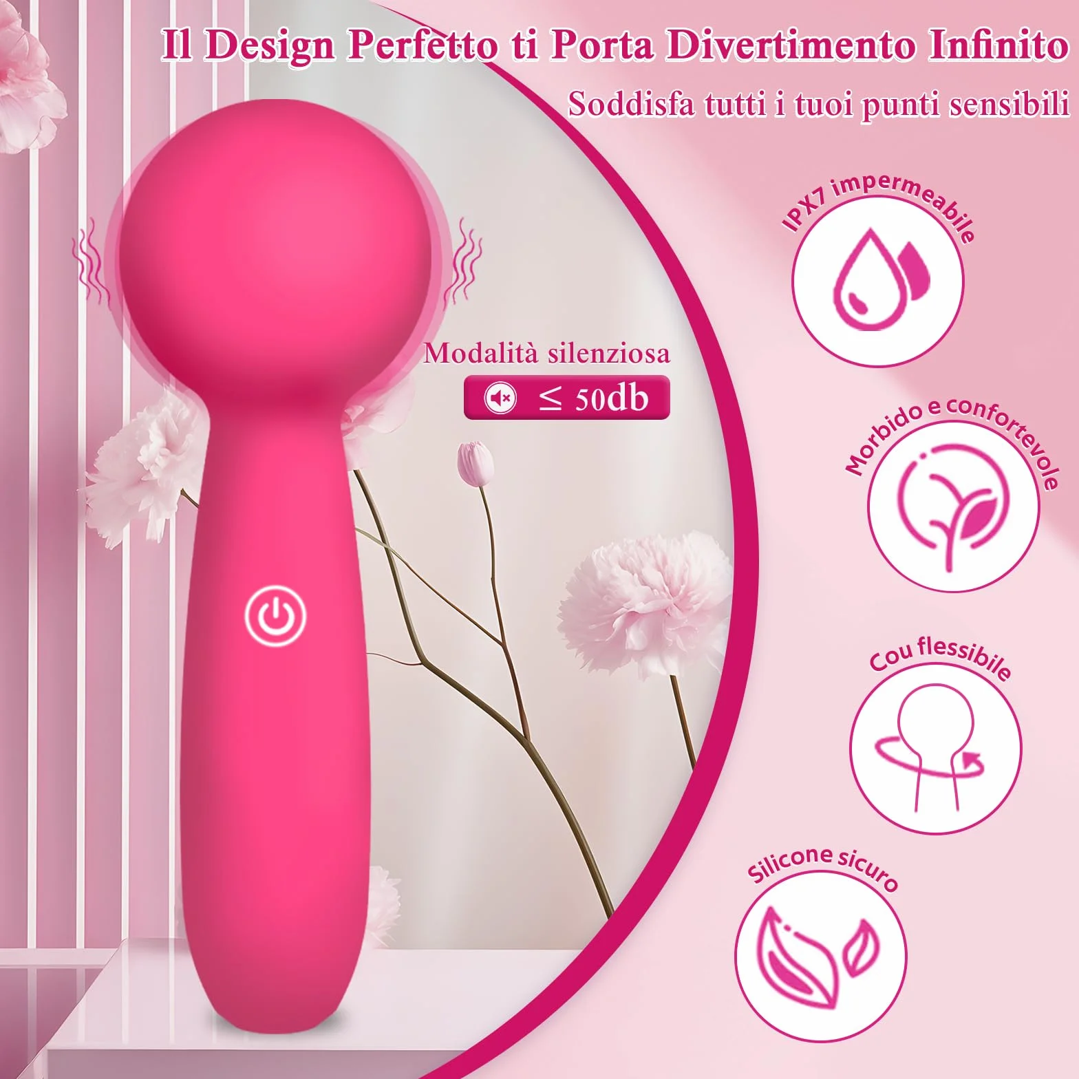 Vibratore Vibratoriper Donne Vibratoreper Donna Professionale Vibratoreper Donna Clotoride Vibratori (Rose)