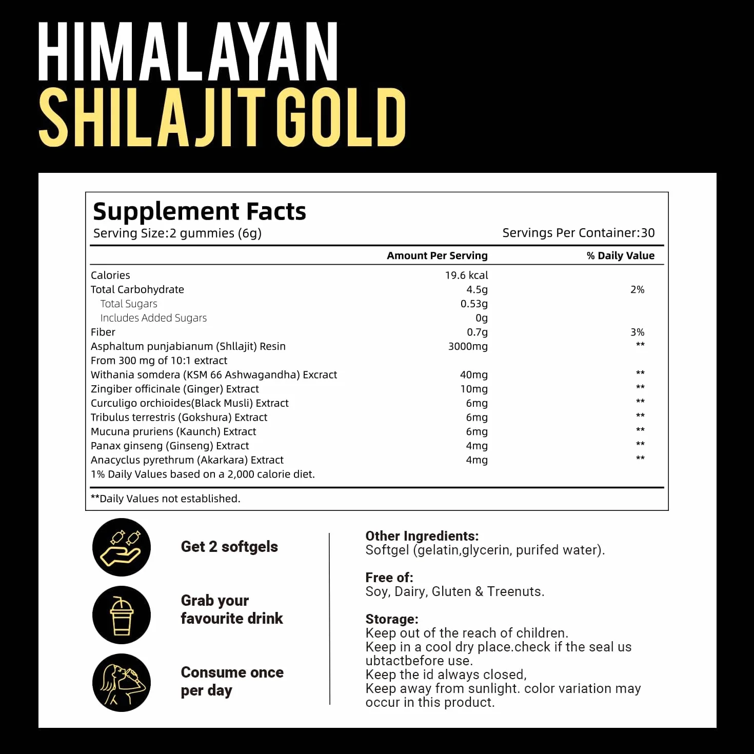 VivoNu Gomme Shilajit