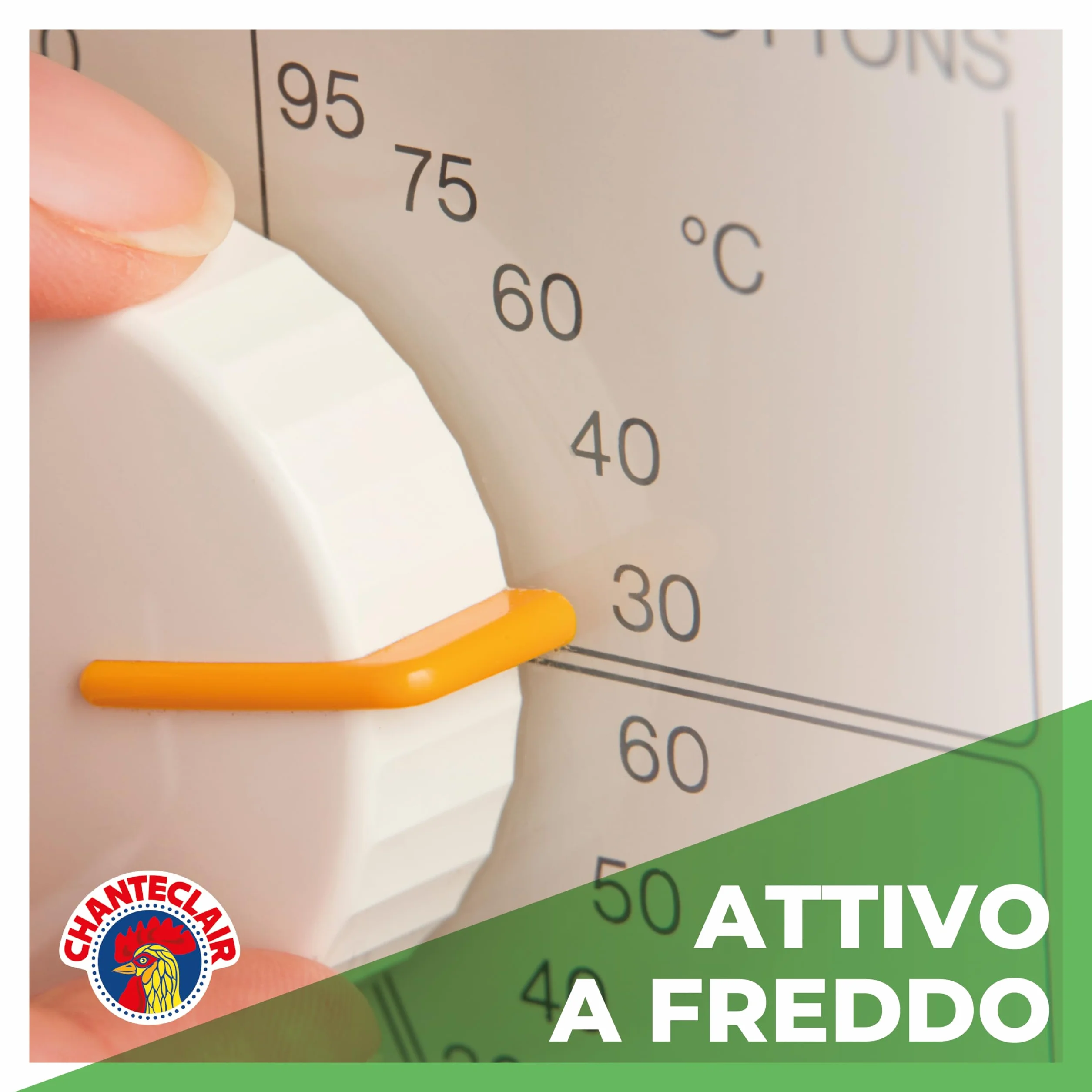 Chanteclair - Detersivo per Lavatrice, Profumo Muschio Bianco, Formula Concentrata, con Vero Sgrassatore - 3 Flaconi da 1260 ml