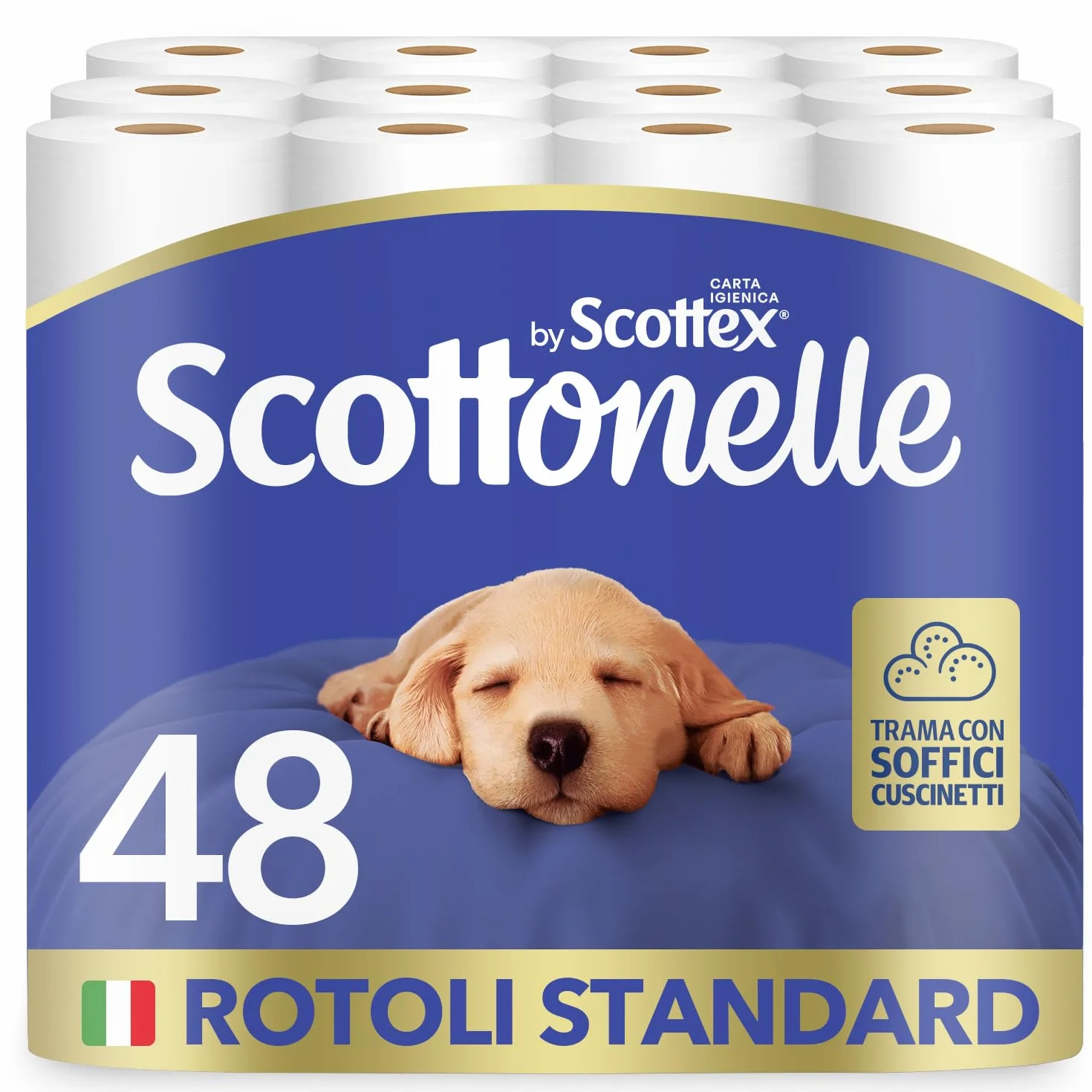 Scottonelle Carta Igienica Morbida Resistente Dermatologicamente testata 48 Rotoli