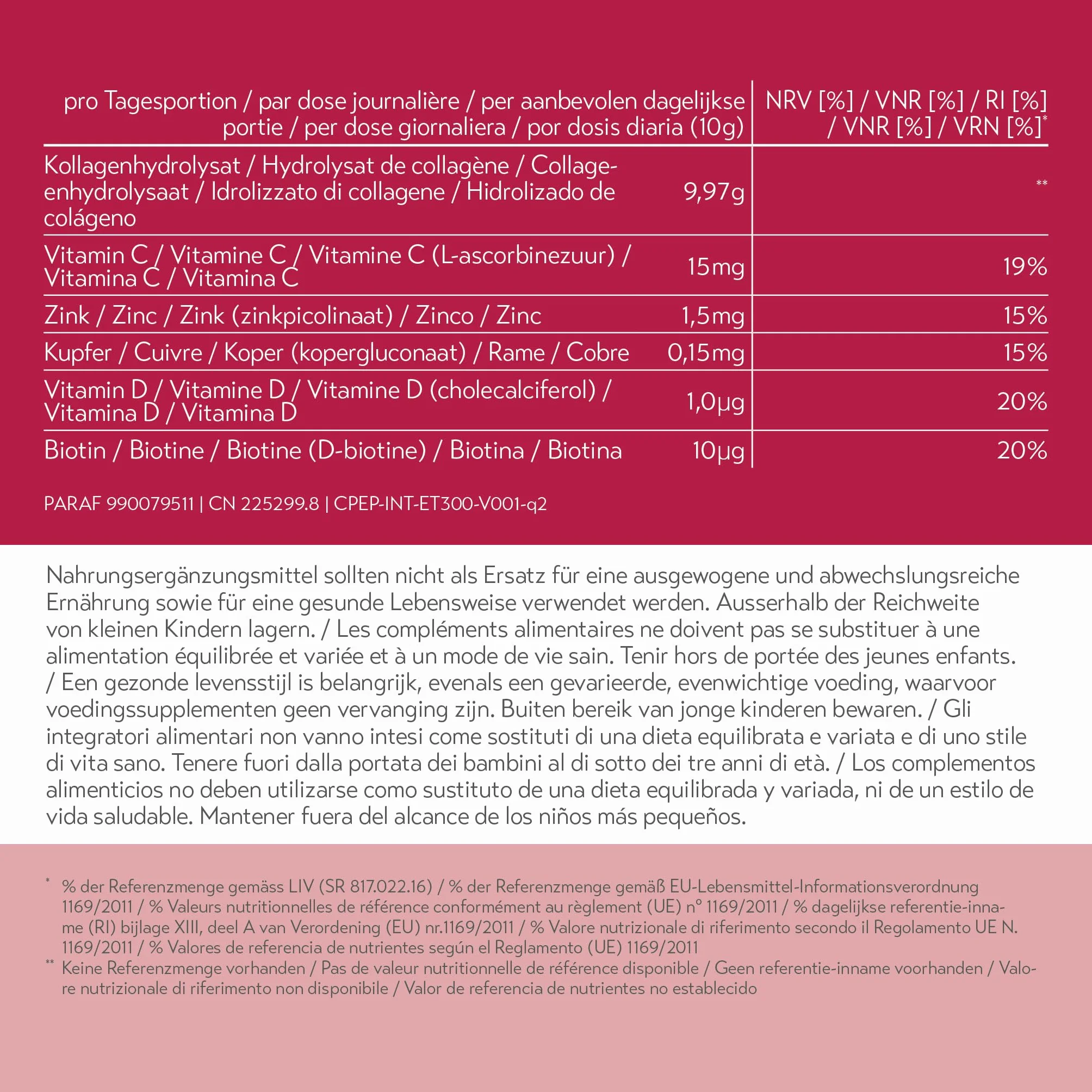 PureSGP Collagen 300g Collagene Puro Qualità Farmaceutica Peptidi Bioattivi Vitamina C Biotina Gusto Neutro
