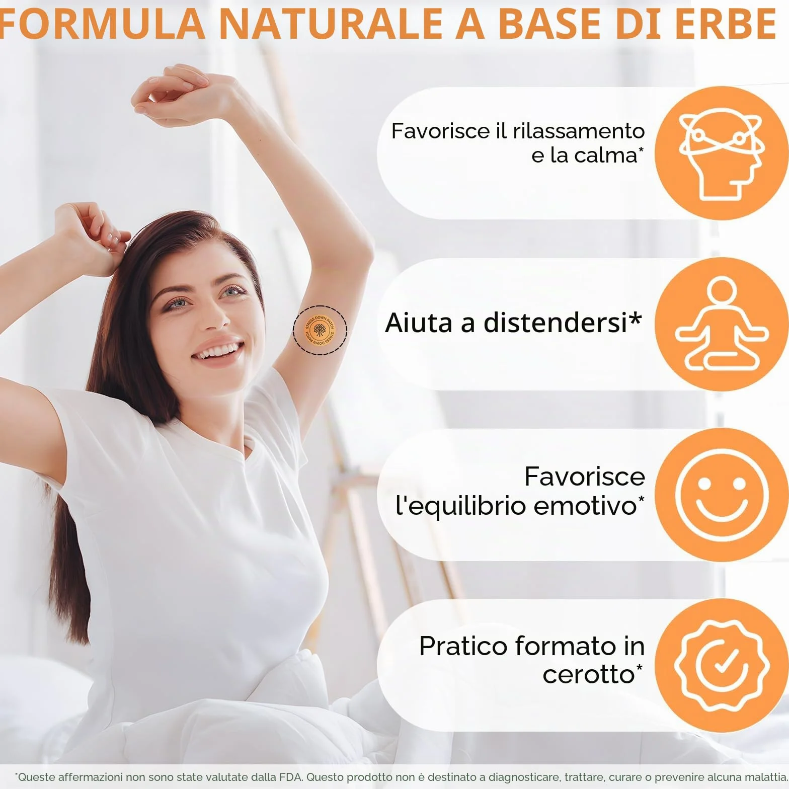 Stress Down Patches Anti-Stress Anxiété 30 Patchs Formule Botanique Plantes Calmants