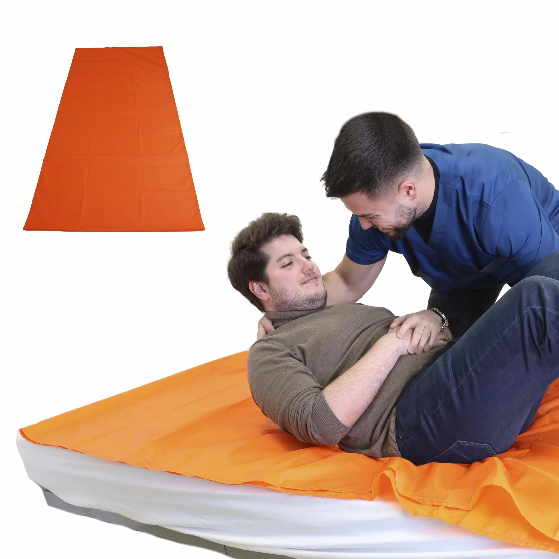 PEPE Mobility Telino ad Alto Scorrimento 200x100 cm Telo Trasferimento Tubolare per Anziani Riutilizzabile