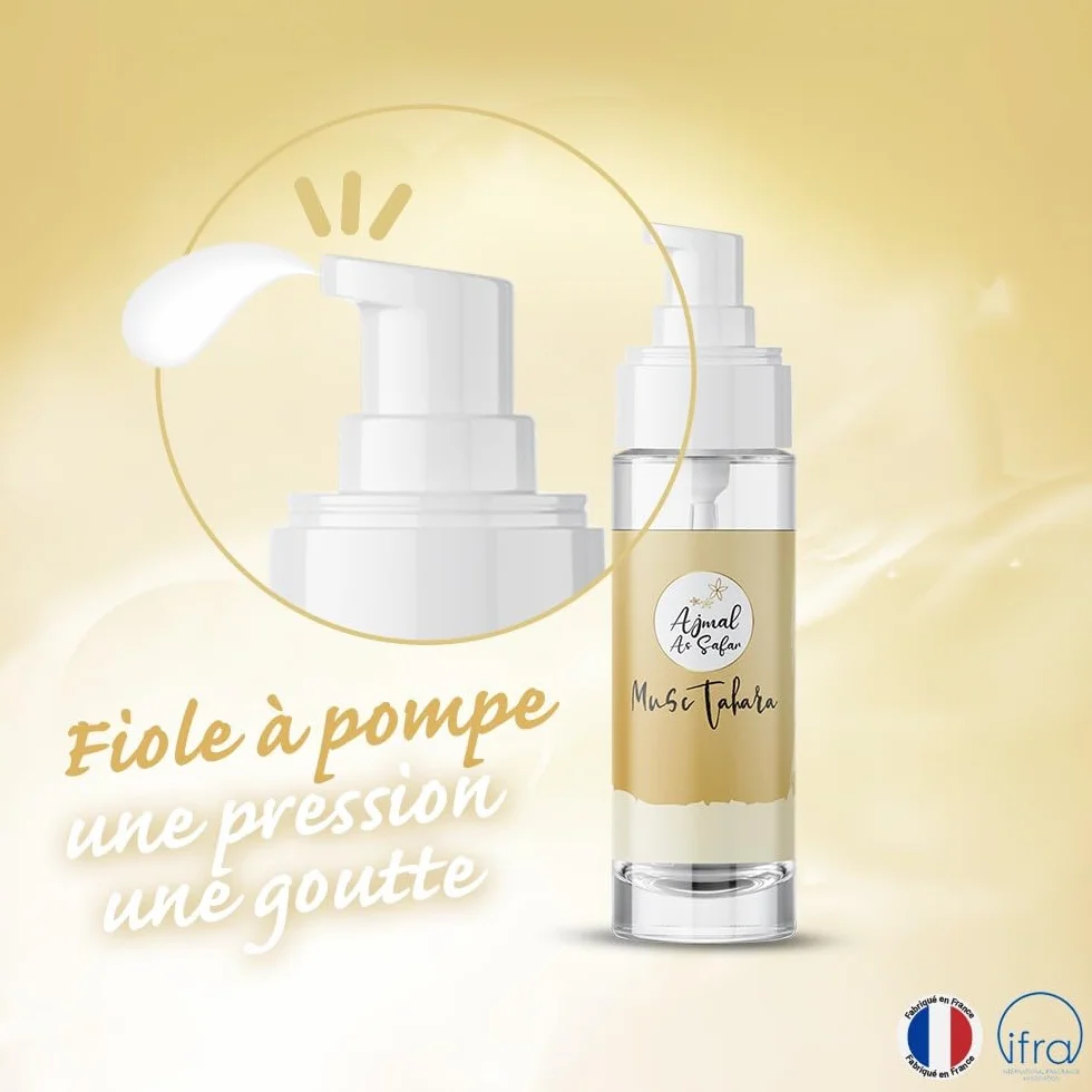 Musc Tahara Aromatized Pack Mela d'Amore Fragola Banana Ajmal As Safar® - Set di 3 muschio bianco intimo, 5 ml