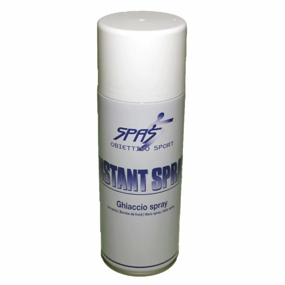 SPAS Ghiaccio Spray Sportivo 400 ml refrigerante istantaneo per contusioni, traumi, ematomi e attività sportiva per sollievo rapido con mentolo - made in italy | 1 pz