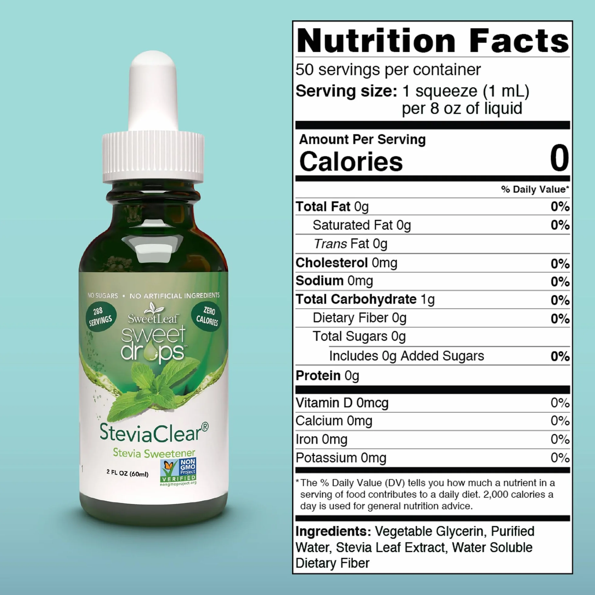 SweetLeaf Stevia Clear Liquid 2 oz