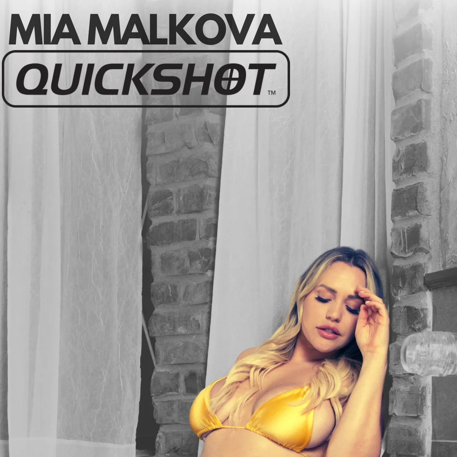Fleshlight Quickshot Mia Malkova - masturbatore compatto SuperSkin, sex toy estremamente realistico