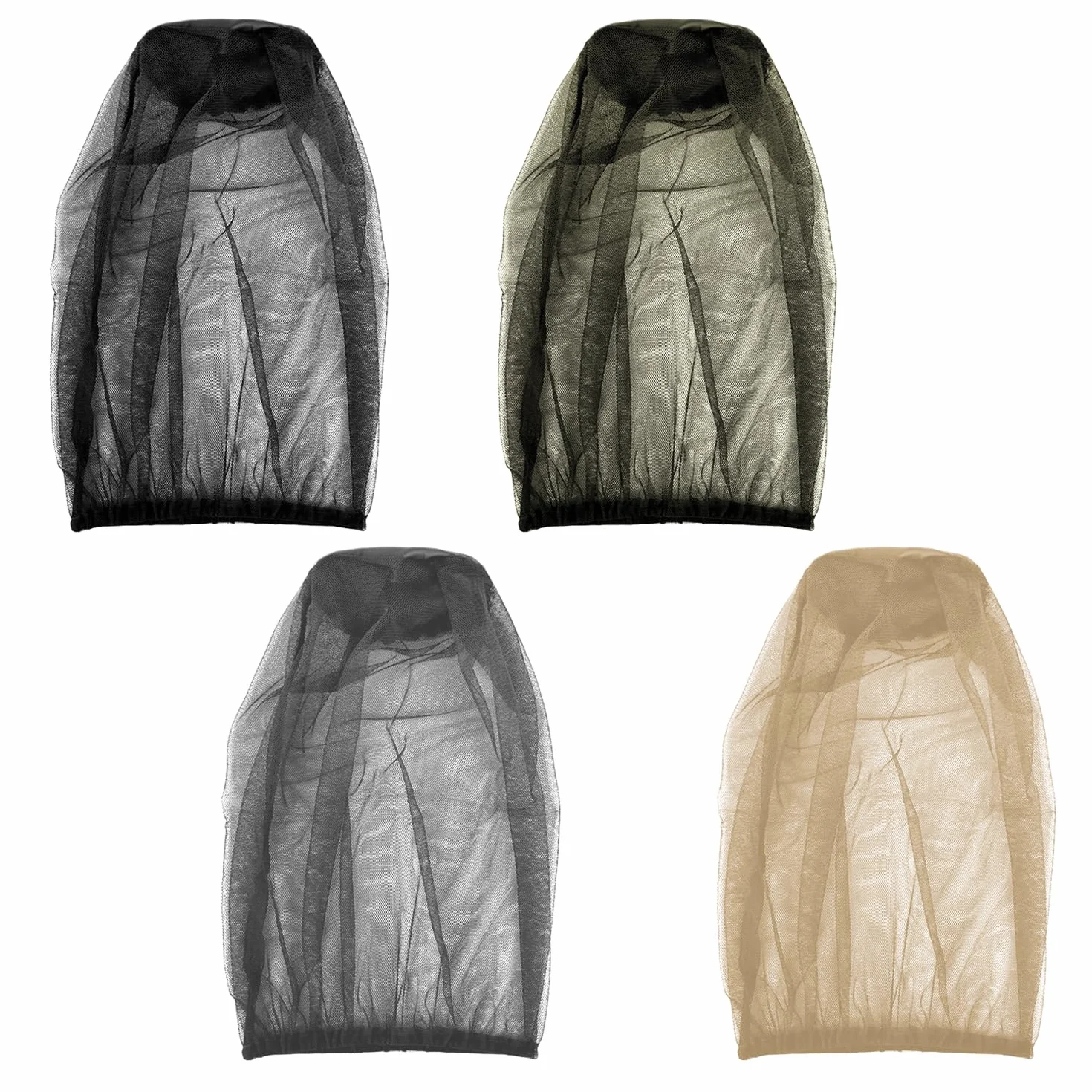 Set di 4 zanzariere coprimusoni anti-zanzare per campeggio reti antinsecti a maglie fini