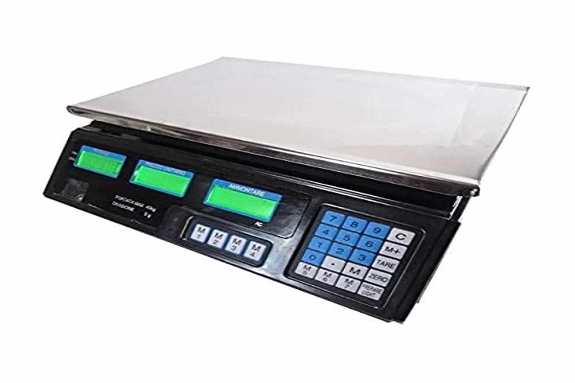 Bilancia Elettronica Digitale Professionale 5g - 40kg Acciaio Inox