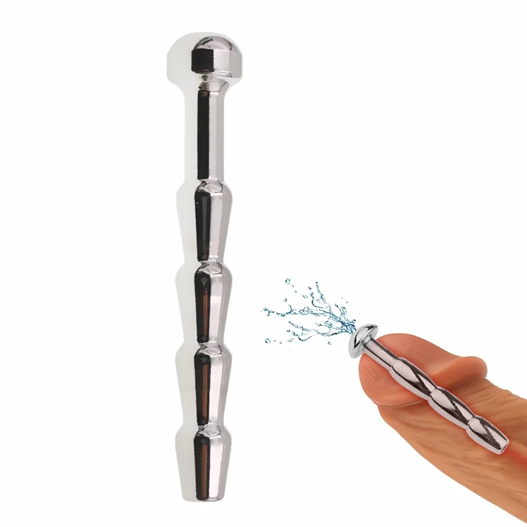 Dilatatore Uretra Uomo Filettato Acciaio Inossidabile 6mm Plug Pene