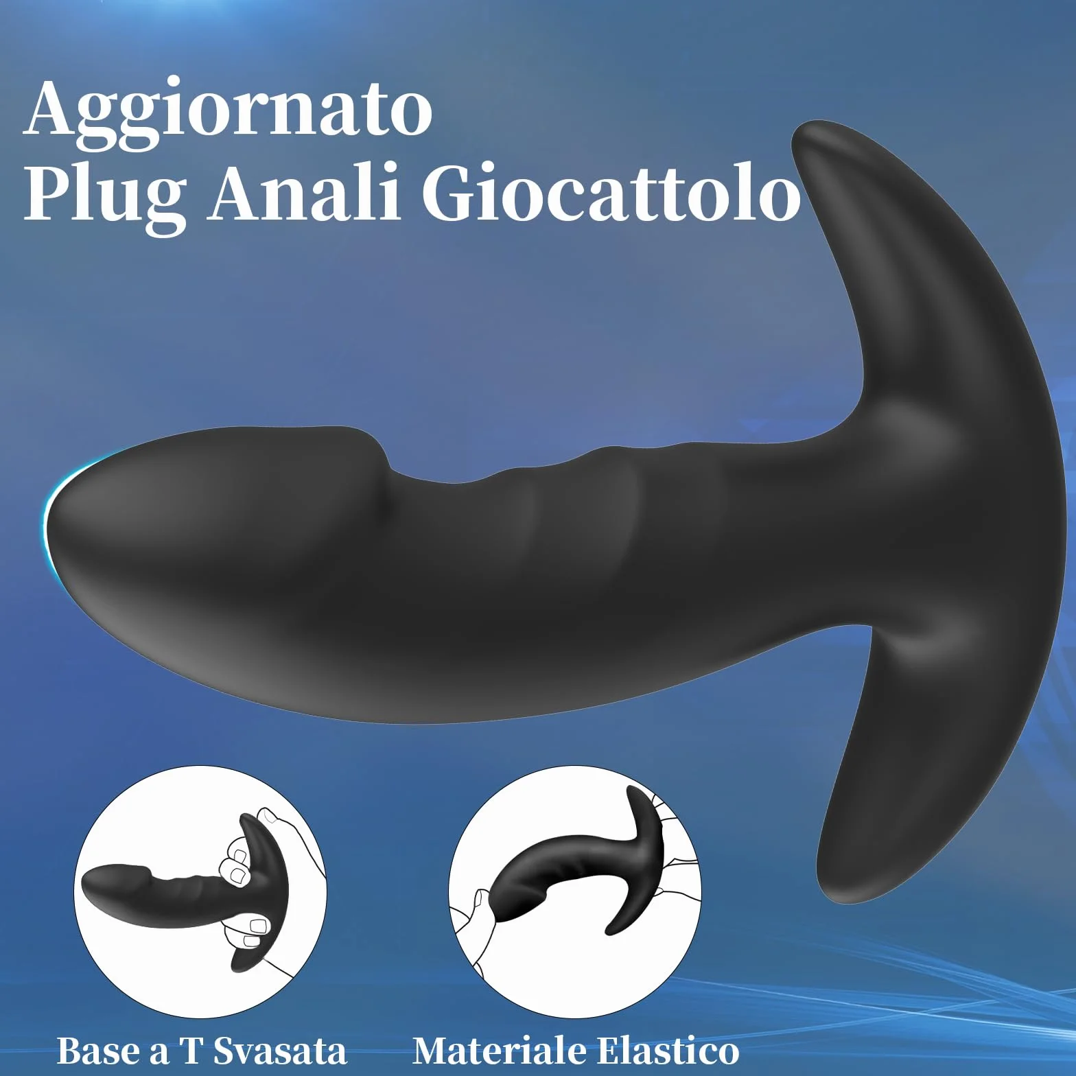 3PCS Plug Analesex Kit Sex Toys Plug Anale Dilatatore Donna Uomo Dildo Anale Dilatatore Ano Analesex Toy Sexytoysys Coppia Toys Sessuali Per Donne Silicone Butt Plug Anali Piccolo,Medio,Grande