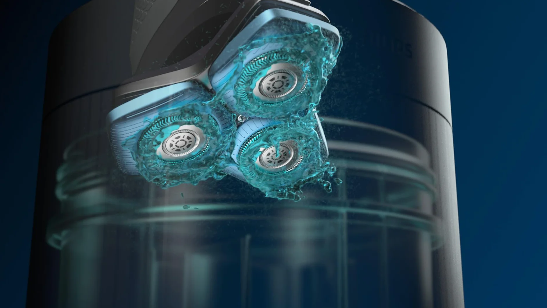 Philips Quick Clean Pod - Cartuccia di pulizia Philips per rasoi elettrici da uomo serie 5000, 7000, 8000 e 9000, detergente per rasoi elettrici da uomo (modello QCP10/01)