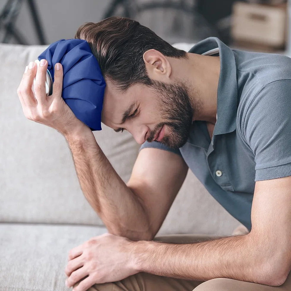 AOOWU Borsa Del Ghiaccio Riutilizzabile 9in Terapia Calda e Fredda per Riduzione Gonfiore Lesioni